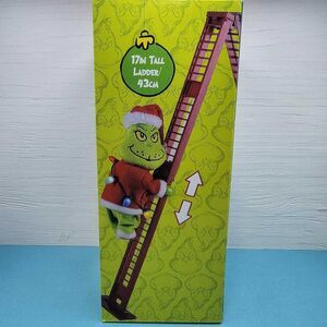 Mr. Christmas The Grinch Animated Climbing Ladder 17in Christmas Decor